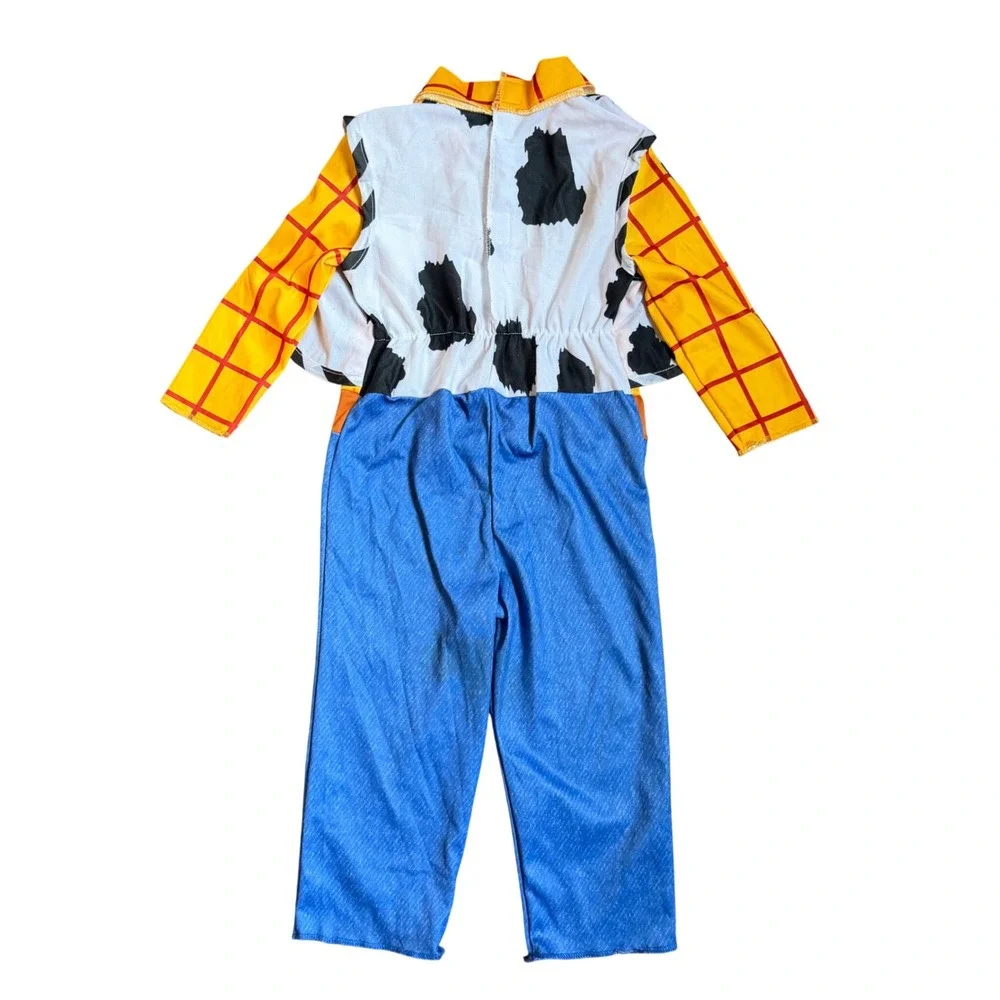 Disney Toy Story Woody Cowboy Costume Jumpsuit with Boot Covers Bandana 2T
